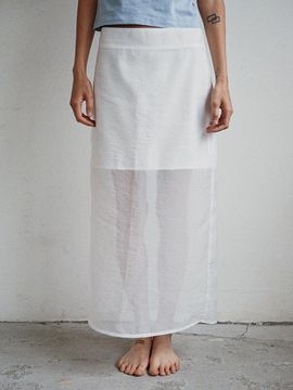 Tocoll Shimmer Skirt - White