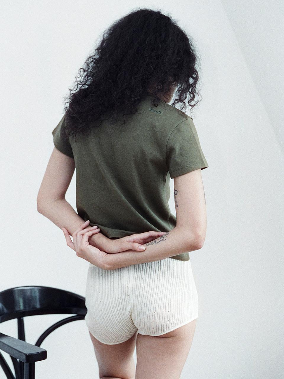 Tocoll Soft Touch Top - Khaki