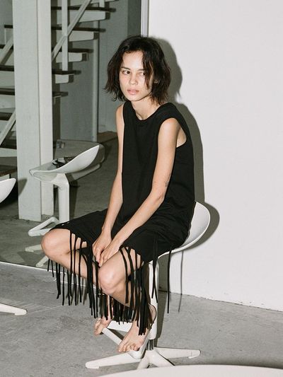 Tocoll Tassel Dress - Black