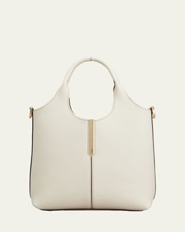 Tod's Embellished Leather Shopping Tote Bag