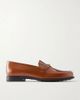 TOD'S Gomma 19 logo-embellished leather loafers - 1