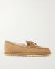 TOD'S Gommino shearling suede loafers - 1