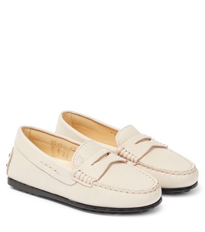 Tod's Junior Tod's Junior Gommino leather moccasins