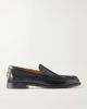 TOD'S Logo-debossed studded leather loafers - 1