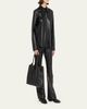 Tod's Medium Leather T Timeless Tote Shopping Bag - 5