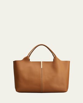 Tod's Medium Leather Tote Shopping Bag
