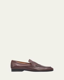 Tod's Men's Mocassino Gomma Leggera Leather Penny Loafers
