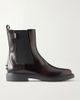 TOD'S Studded glossed-leather Chelsea boots - 1