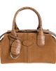 Tod's Tod's Bauletto Mini Croc Embossed Leather Crossbody Bag - 1