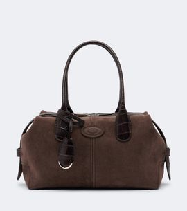 Tod's Tod's Bauletto Small suede tote bag