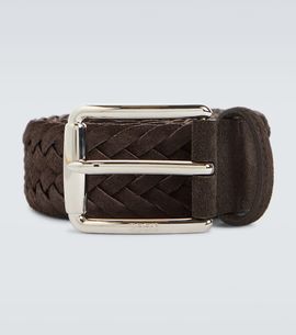 Tod's Tod's Braided suede belt