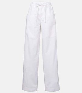 Tod's Tod's Cotton poplin wide-leg pants