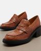 Tod's Tod's Croc-effect leather loafer pumps - 6