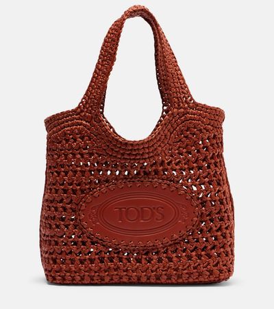 Tod's Tod's EBL Small woven tote bag