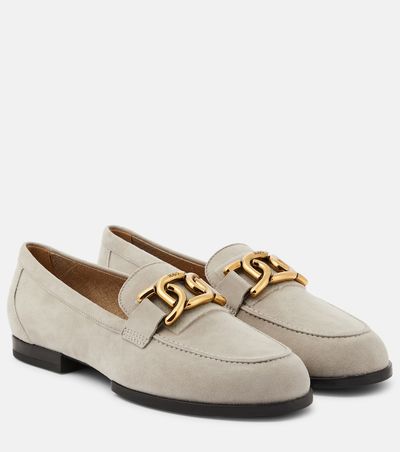 Tod's Tod's Embellished suede loafers