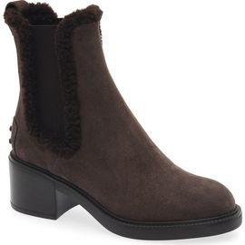 Tod's Tod's Genuine Shearling Chelsea Boot
