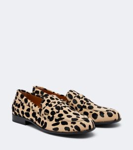 Tod's Tod's Gommino leopard print calf hair driving shoes