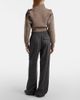Tod's Tod's High-rise wool and cashmere wide-leg pants - 3