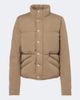 Tod's Tod's Leather-trimmed puffer jacket - 1