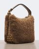 Tod's Tod's Metal Dots Mini shearling top-handle bag - 4