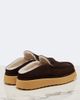 Tod's Tod's Shearling-lined suede platform mules - 3