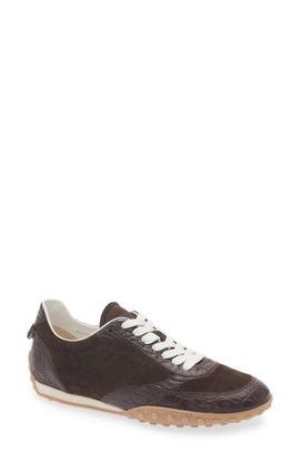 Tod's Tod's Snake Embossed Leather Sneaker