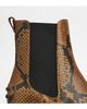 Tod's Tod's Snakeskin Embossed Leather Chelsea Boot - 5