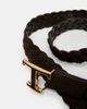 Tod's Tod's T Timeless braided suede belt - 3