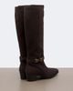 Tod's Tod's T Timeless suede knee-high boots - 4
