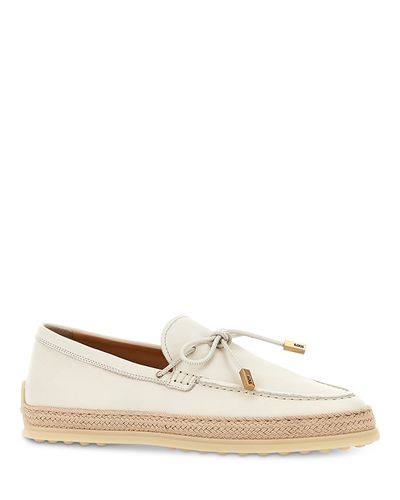 Tod's Tod's Women's Leather Espadrille Loafers