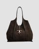 Tod's Women's Medium Suede Shopping Tote Bag - 1