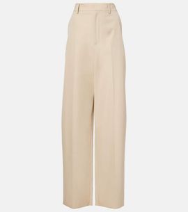 Tod's Tod's Wool and cotton wide-leg pants