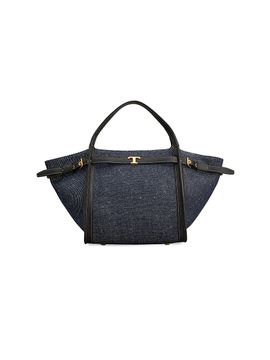 Tod's Women's Canvas & Leather Shopping Tote Bag