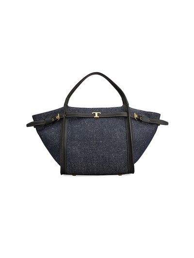 Tod's Women's Canvas & Leather Shopping Tote Bag