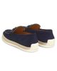 Tod's Women's Double-T Ring Suede & Raffia Loafers - 3