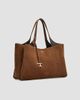 Tod's Women's Medium Logo Suede Tote Bag - 2