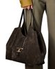 Tod's Women's Medium Suede Shopping Tote Bag - 2