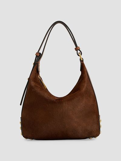 Tod's Women's Metal Dots Pony-Effect Suede Mini Bag