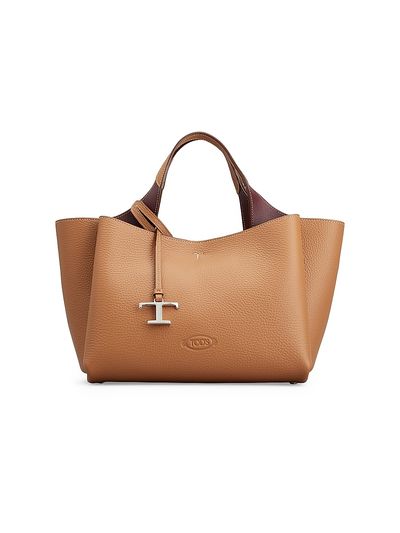 Tod's Women's Mini Logo Leather Top Handle Bag