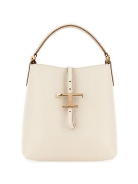 Tod's Women's Mini T Timeless Leather Bucket Bag