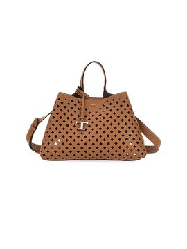Tod's Women's Small Perforated Leather Top Handle Bag