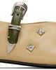 Toga Pulla Toga Pulla Beige & Khaki Mary Jane Ballerina Flats - 1