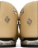 Toga Pulla Toga Pulla Beige & Khaki Mary Jane Ballerina Flats - 2