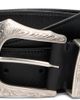 Toga Pulla Toga Pulla Black Buckle Wide Belt - 1