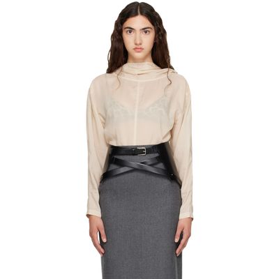 Toga Pulla Toga Pulla Black Leather Corset Belt