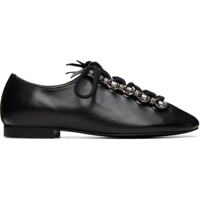 Toga Pulla Toga Pulla Black Leather Derbys