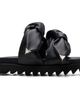 Toga Pulla Toga Pulla Black Leather Flat Sandals - 1