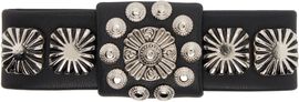 Toga Pulla Toga Pulla Black Leather Hair Clip