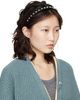 Toga Pulla Toga Pulla Black Leather Headband - 2