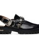 Toga Pulla Toga Pulla Black Metal Mule Loafers - 1